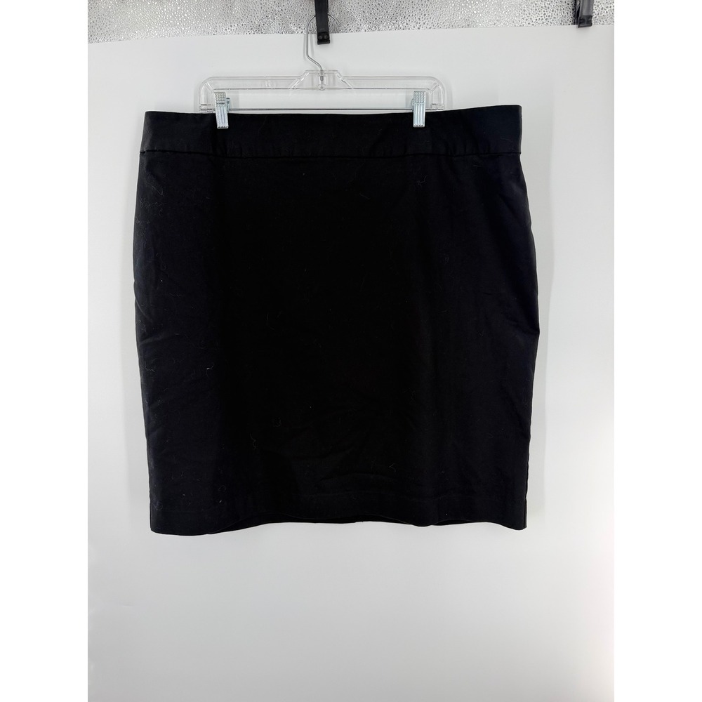 Liz Claiborne Black Pencil Skirt Womens Plus Size 20W Professional Career Office